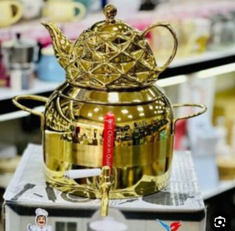 کتری وقوری استیل کف چدن