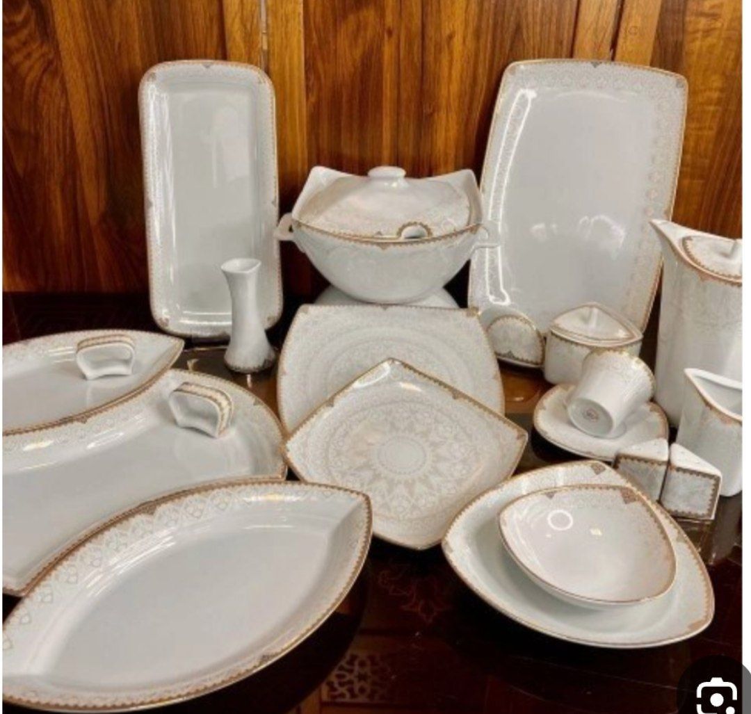 سرویس چینی پردیس105پارچه مدل سیسل طلا